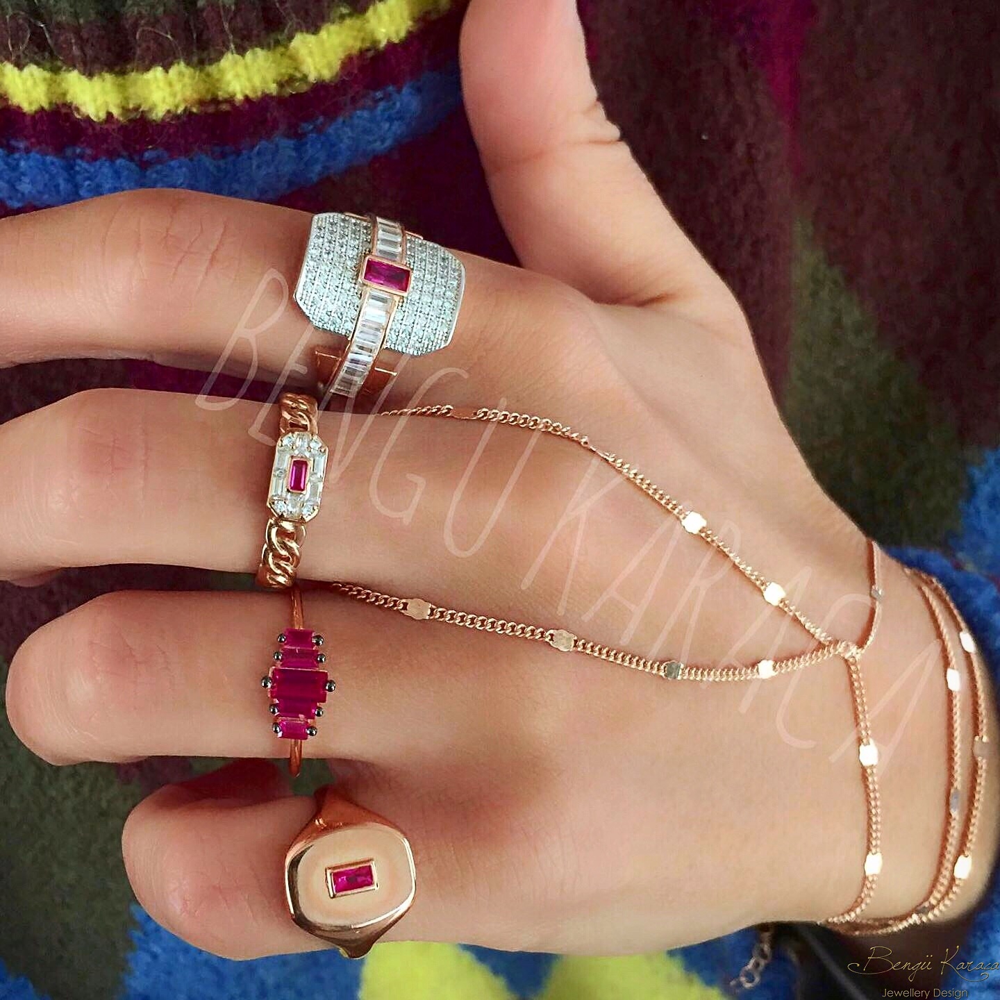 BİLEZİK - Bengü Karaca - Bilezikli Zincir Şahmeran Rose